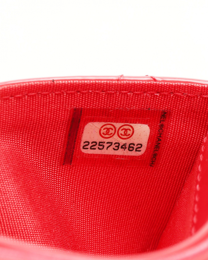 Chanel Patent Leather Card Holder