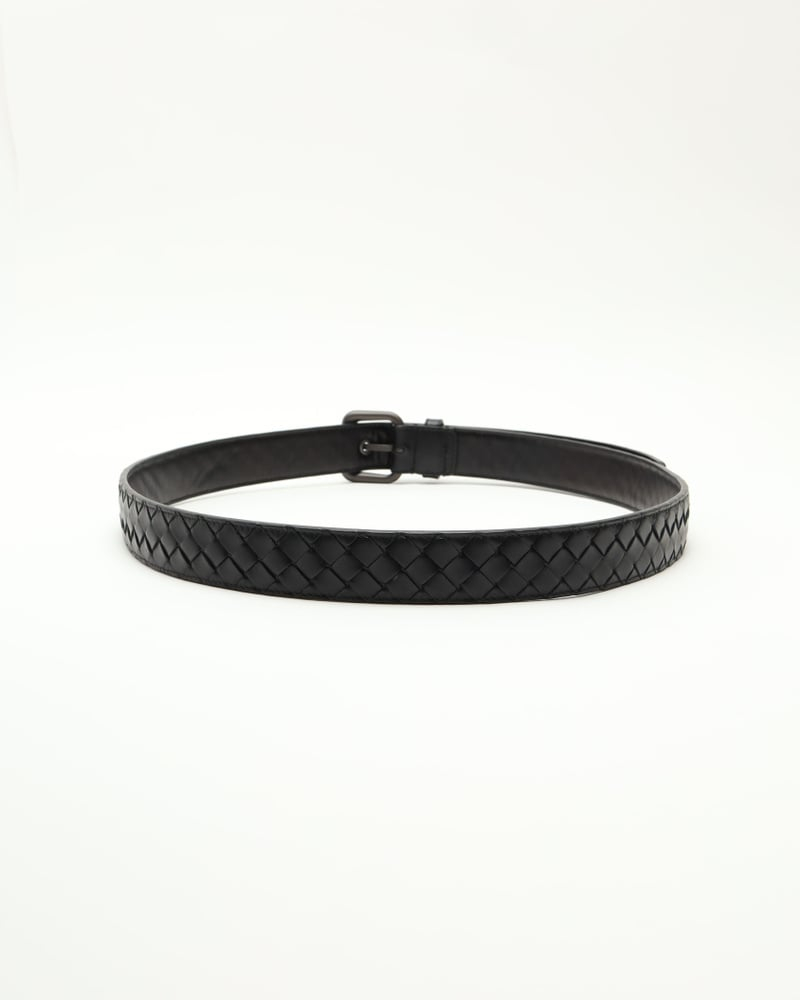 Bottega Veneta Intrecciato Belt, size 100