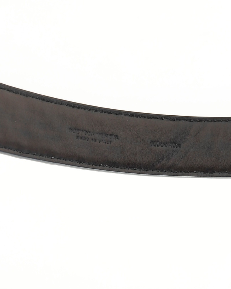 Bottega Veneta Intrecciato Belt, size 100