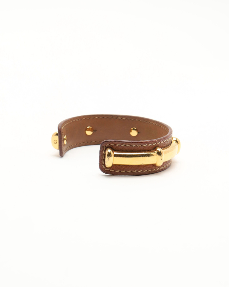 Hermès Agata Leather Bracelet
