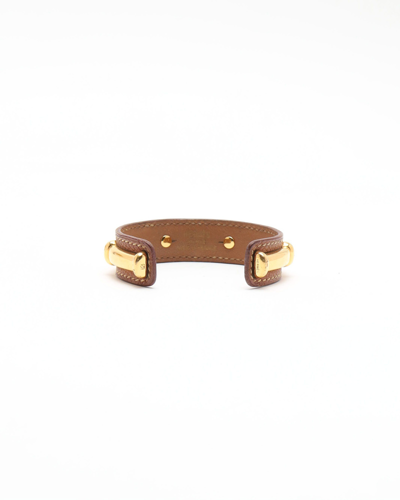 Hermès Agata Leather Bracelet