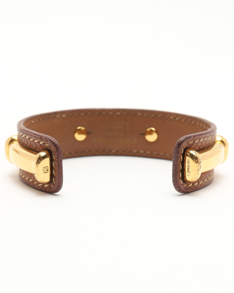 Hermès Agata Leather Bracelet