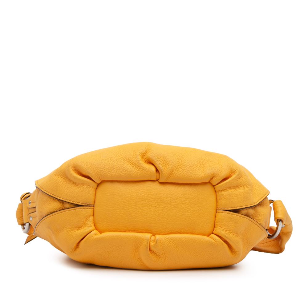 Celine B Celine Yellow Mustard Calf Leather Bittersweet Hobo China