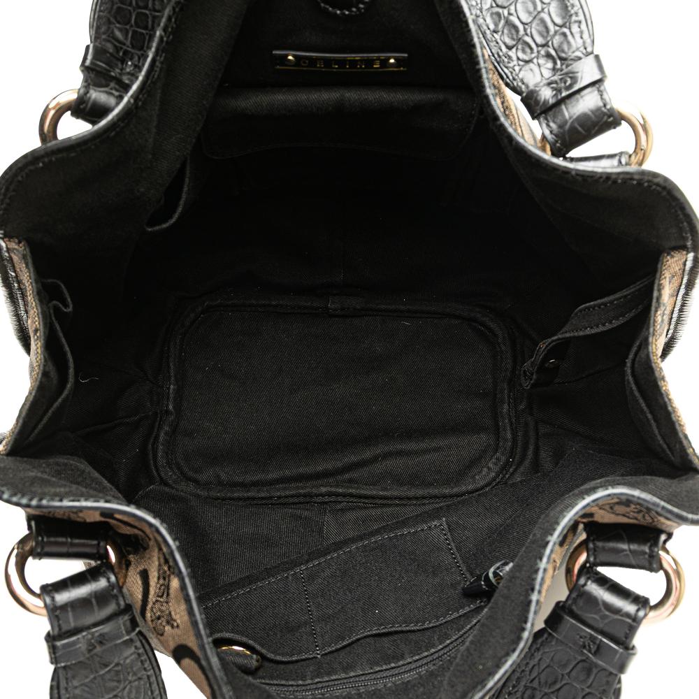 Celine B Celine Brown Canvas Fabric C Carriage Bittersweet Hobo China