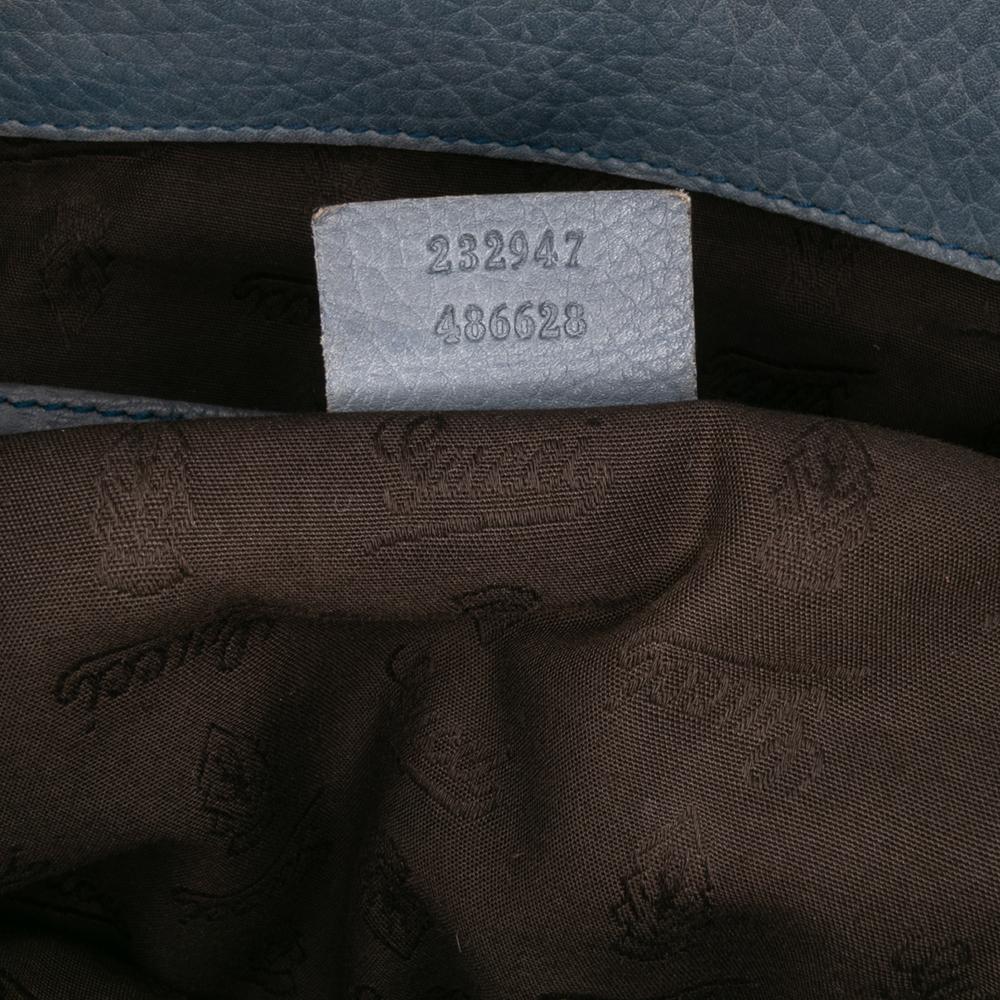 Gucci B Gucci Brown Beige Canvas Fabric GG Bamboo Libeccio Tote Italy