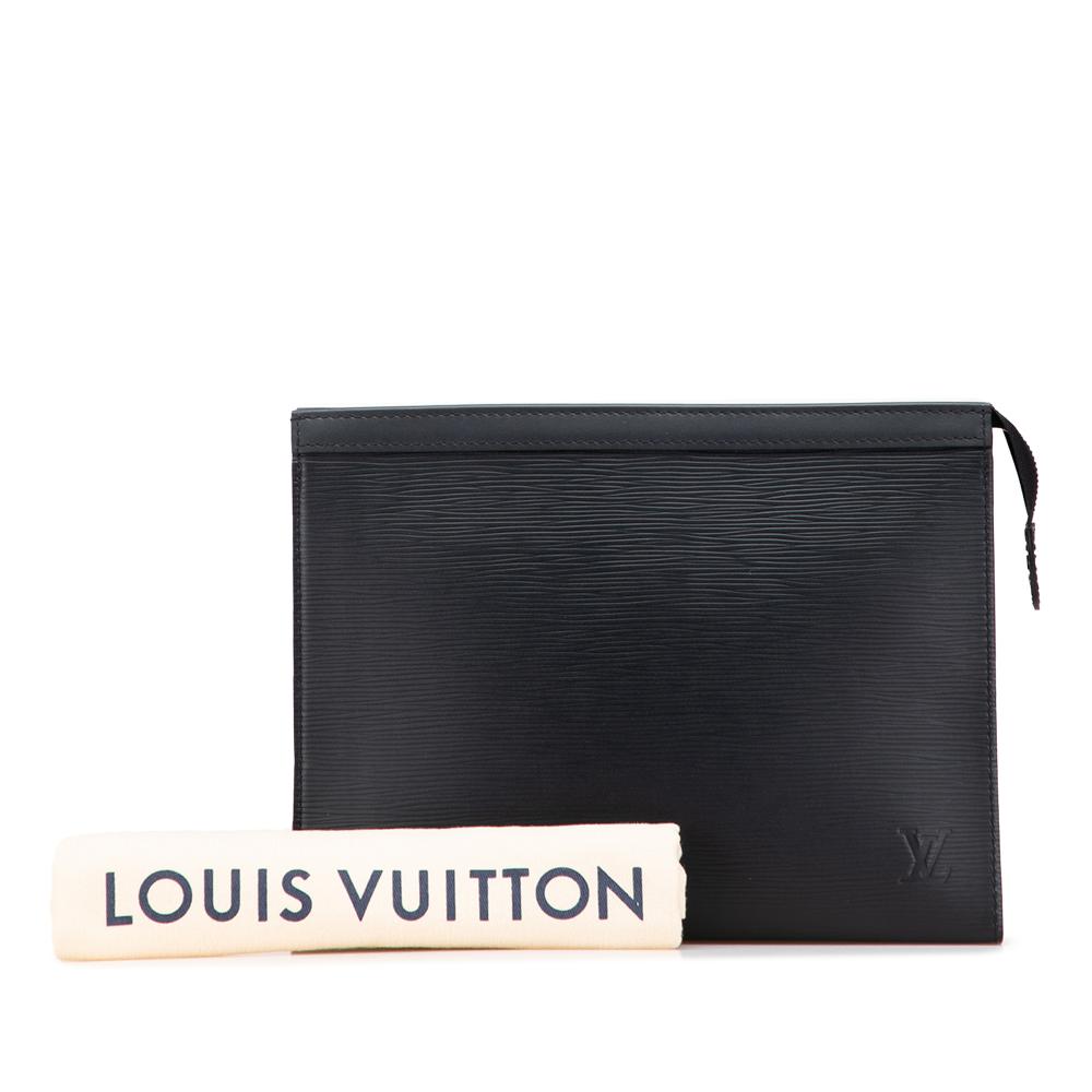Louis Vuitton AB Louis Vuitton Black Epi Leather Leather Epi Pochette Voyage MM France