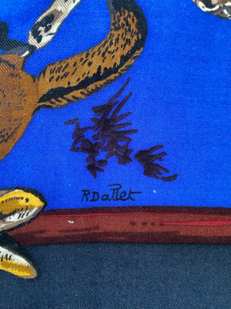 Hermès Châle tendresse féline