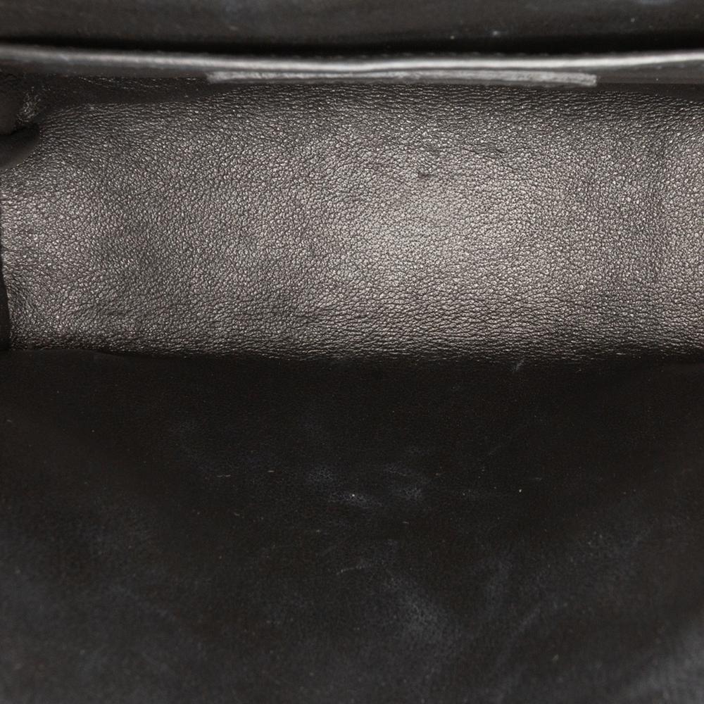 Saint Laurent B Saint Laurent White Pearl Lambskin Leather Leather Small Lambskin Monogram Vicky Chain Bag Italy