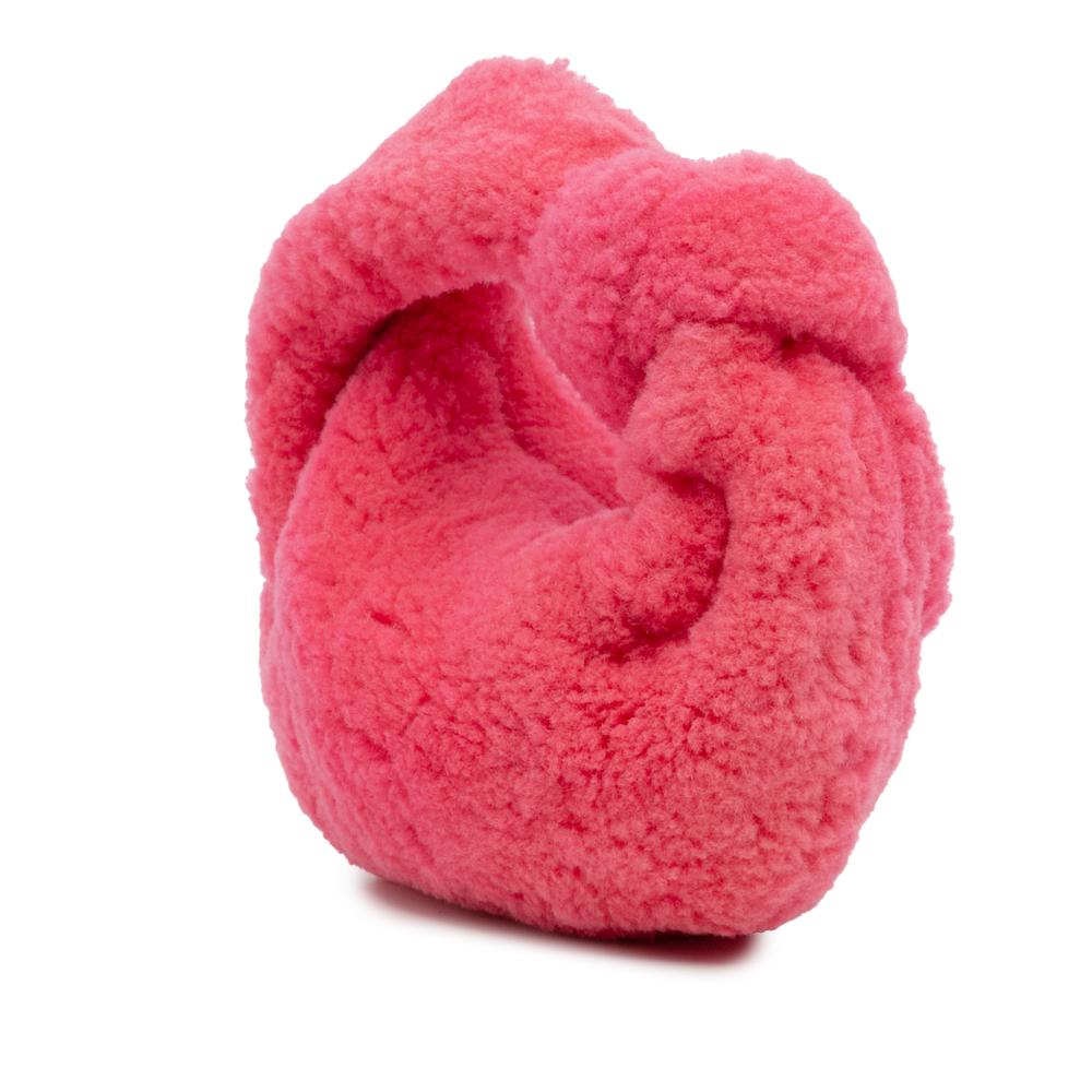 Bottega Veneta AB Bottega Veneta Pink Strawberry Fur Natural Material Mini Shearling Jodie Italy