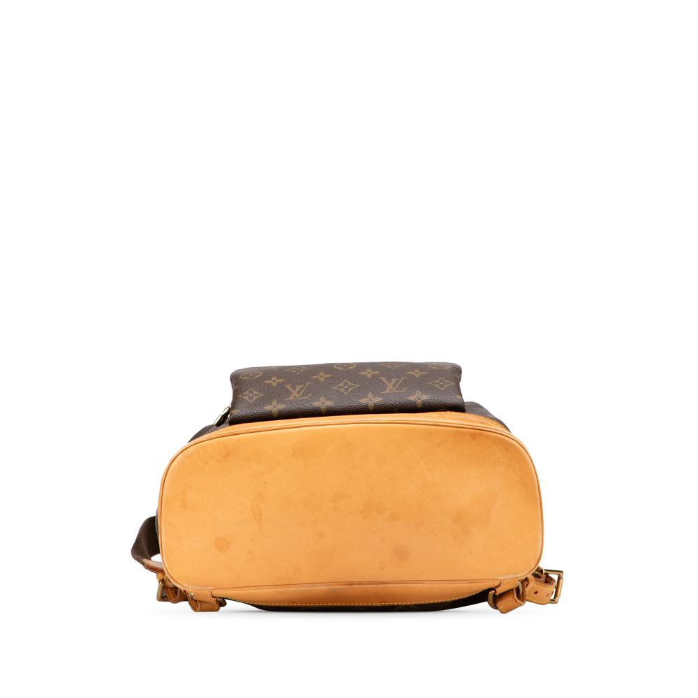 Louis Vuitton B Louis Vuitton Brown Monogram Canvas Canvas Monogram Montsouris GM France