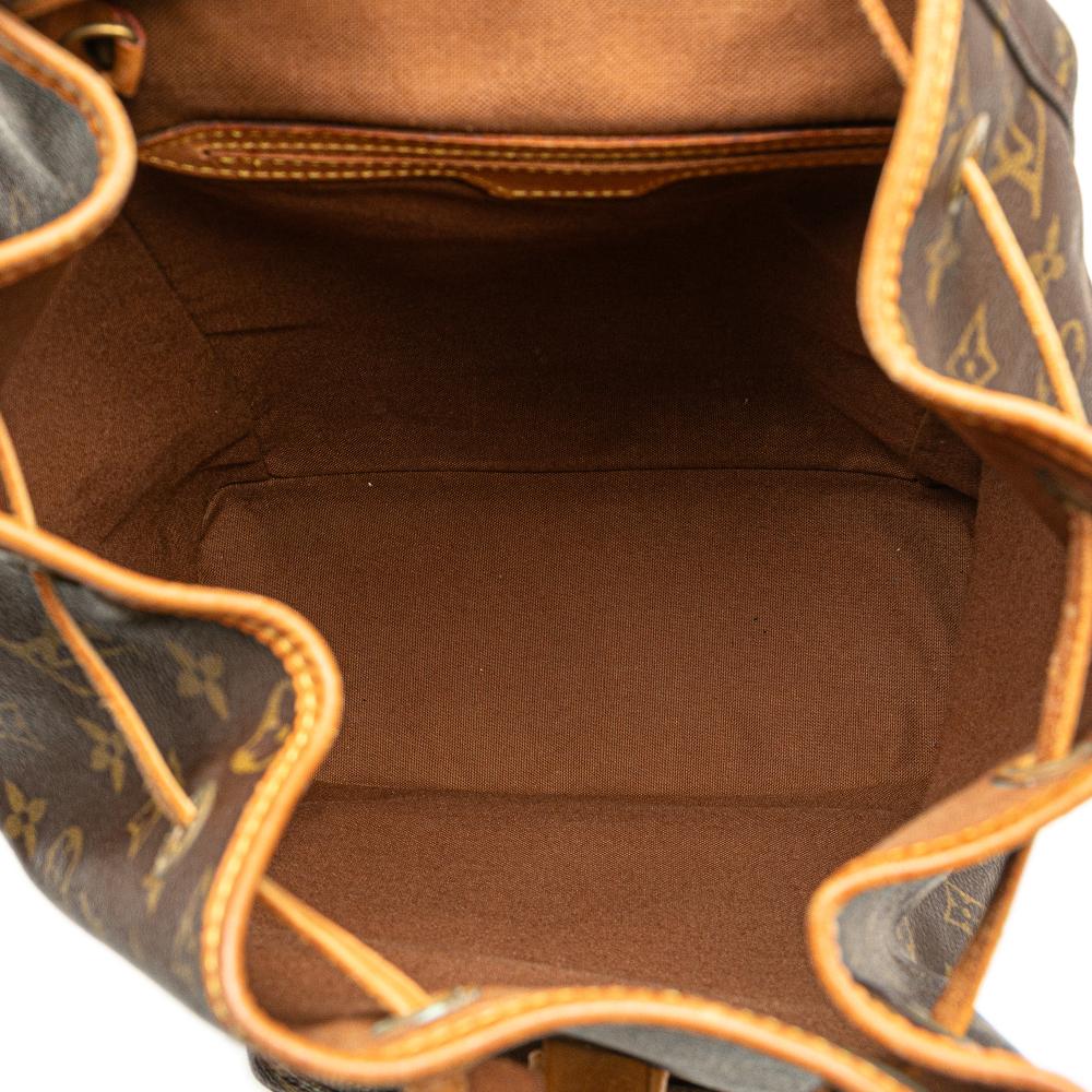 Louis Vuitton B Louis Vuitton Brown Monogram Canvas Canvas Monogram Montsouris GM France