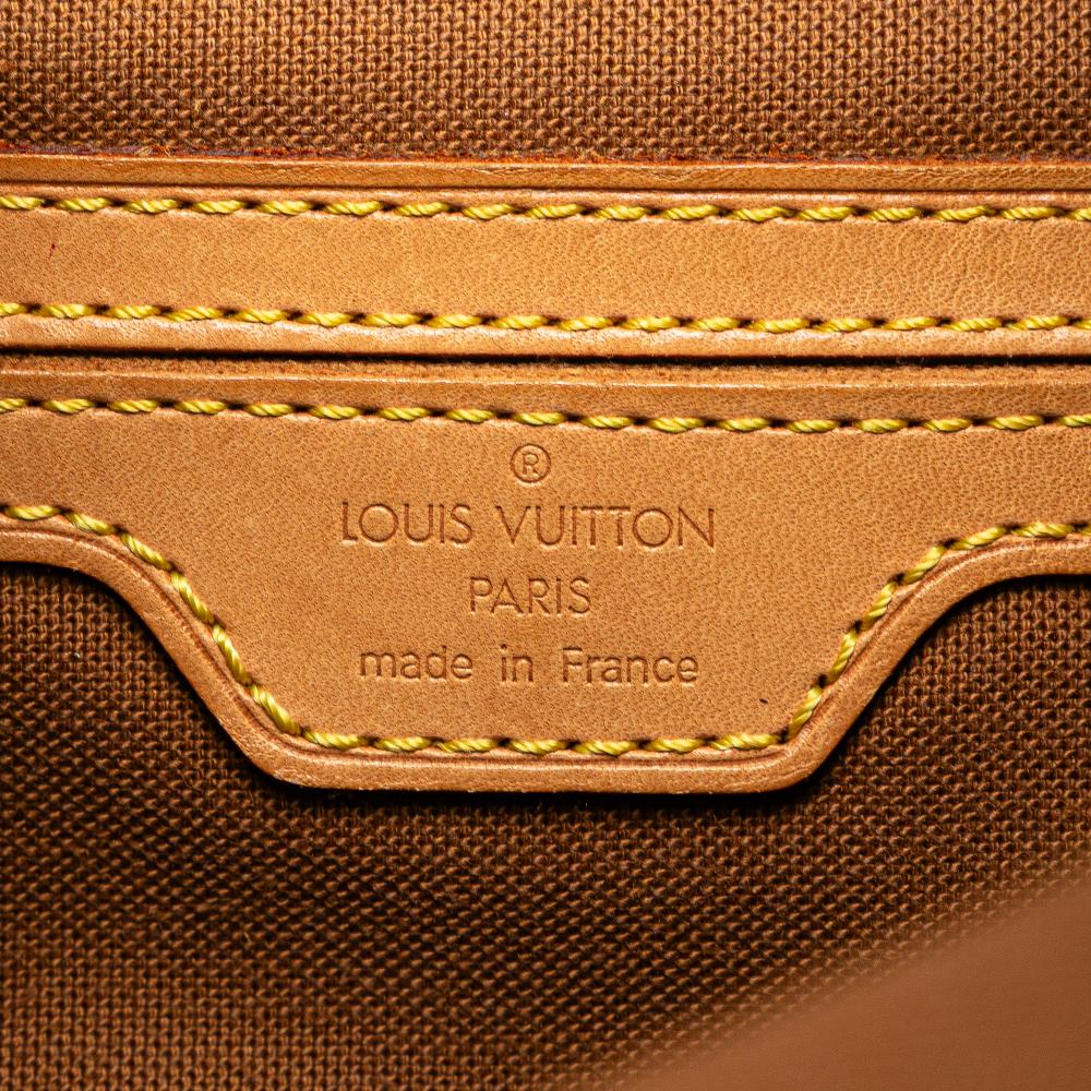 Louis Vuitton B Louis Vuitton Brown Monogram Canvas Canvas Monogram Montsouris GM France