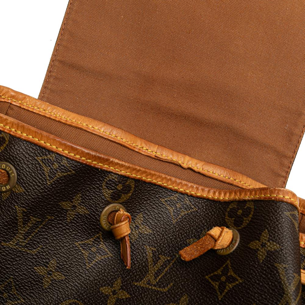 Louis Vuitton B Louis Vuitton Brown Monogram Canvas Canvas Monogram Montsouris GM France