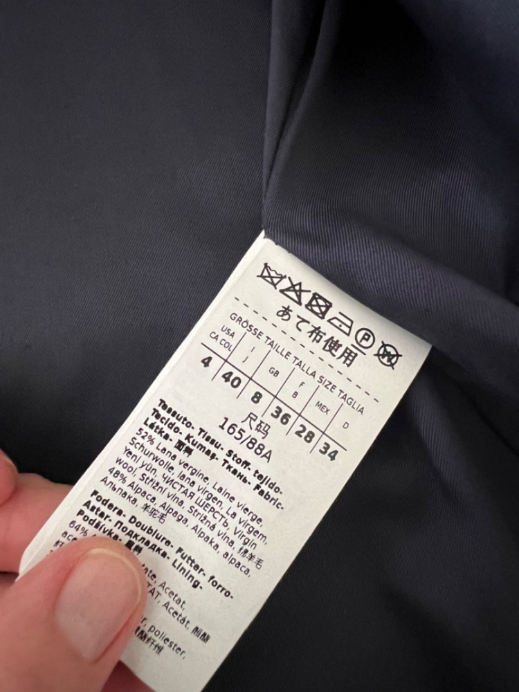 Marella Alpaca and Virgin Wool coat