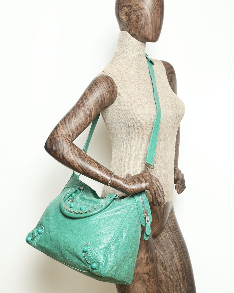 Balenciaga Velo Giant Covered Brogues Bag