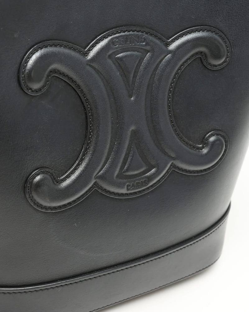 Celine Céline Small Bucket Cuir Triomphe Bag