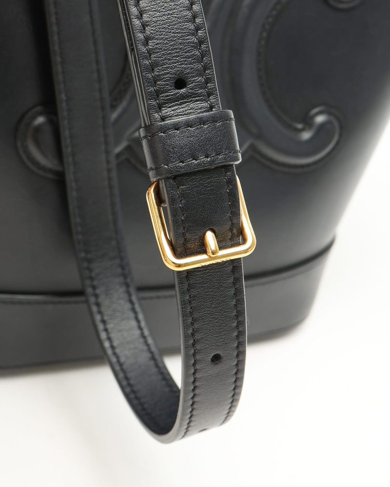Celine Céline Small Bucket Cuir Triomphe Bag