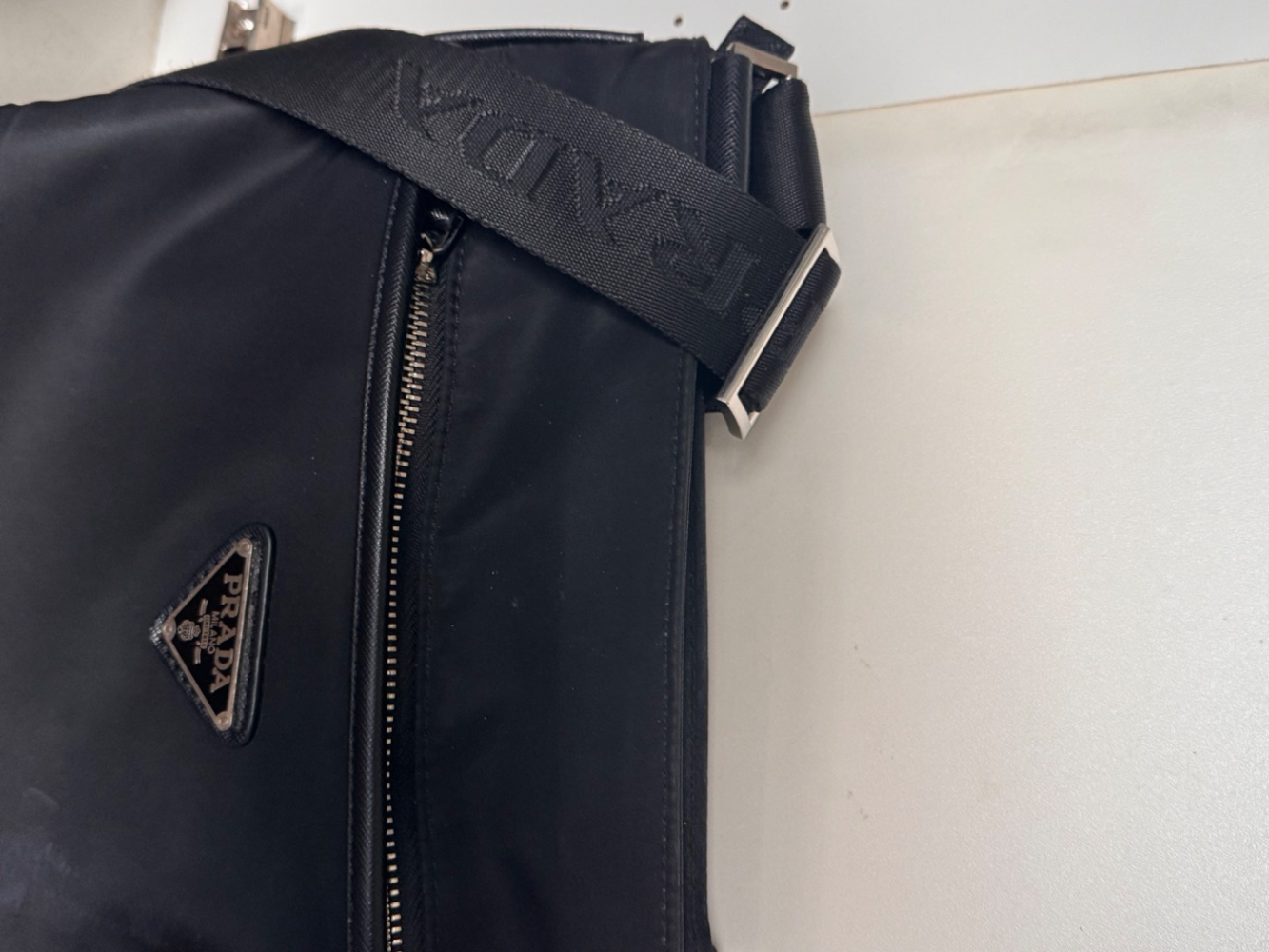 Prada Re-Nylon and Saffiano shoulder Bag
