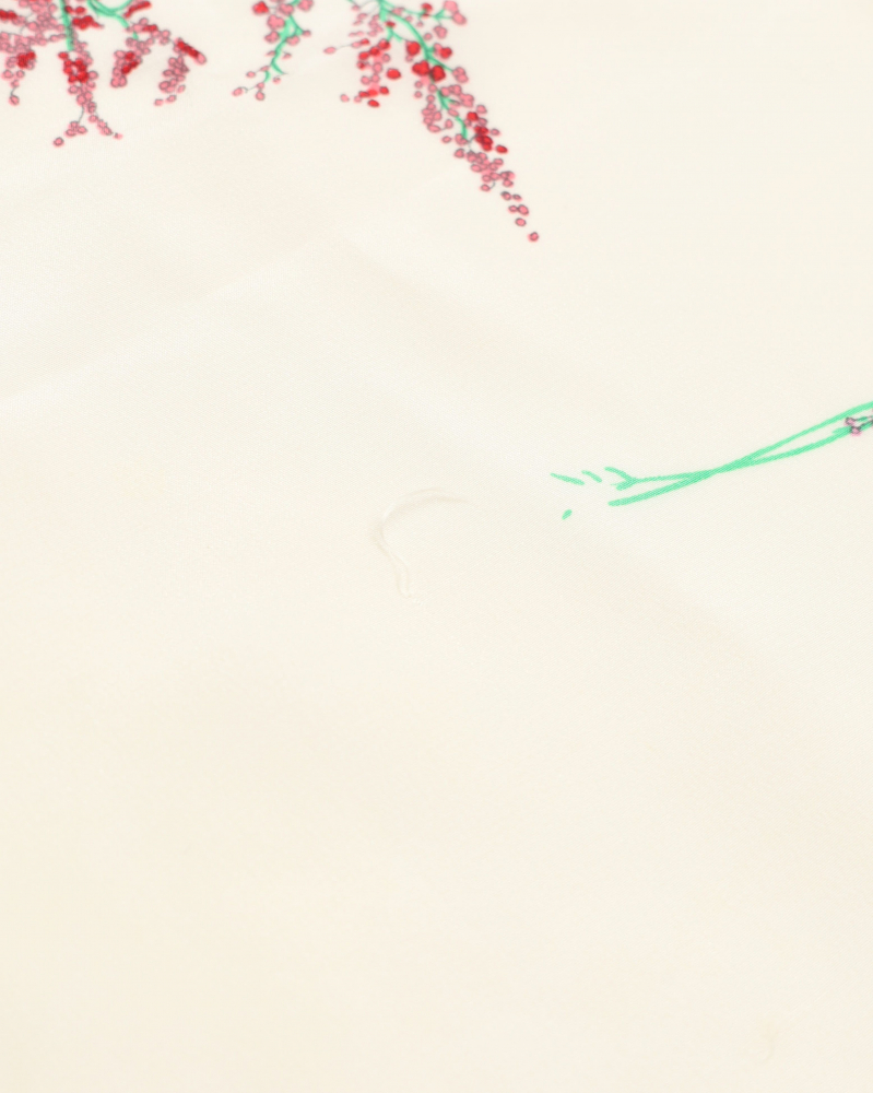 Christian Dior 90 Floral Silk Scarf