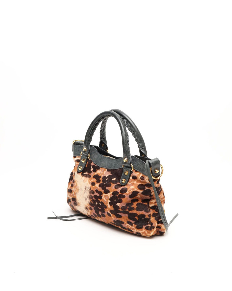 Balenciaga Leopard First Bag