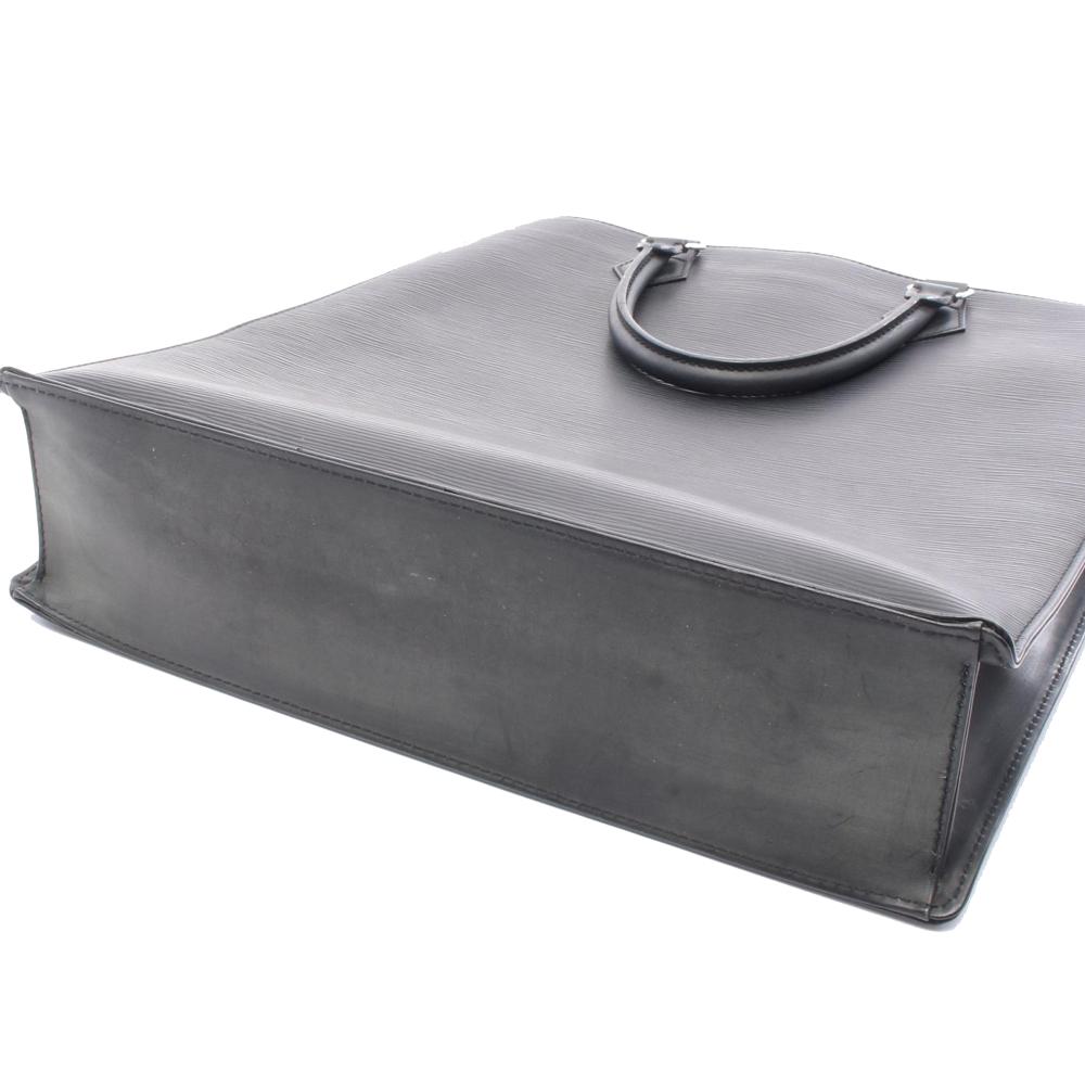 Louis Vuitton B Louis Vuitton Black Epi Leather Leather Epi Sac Plat GM France