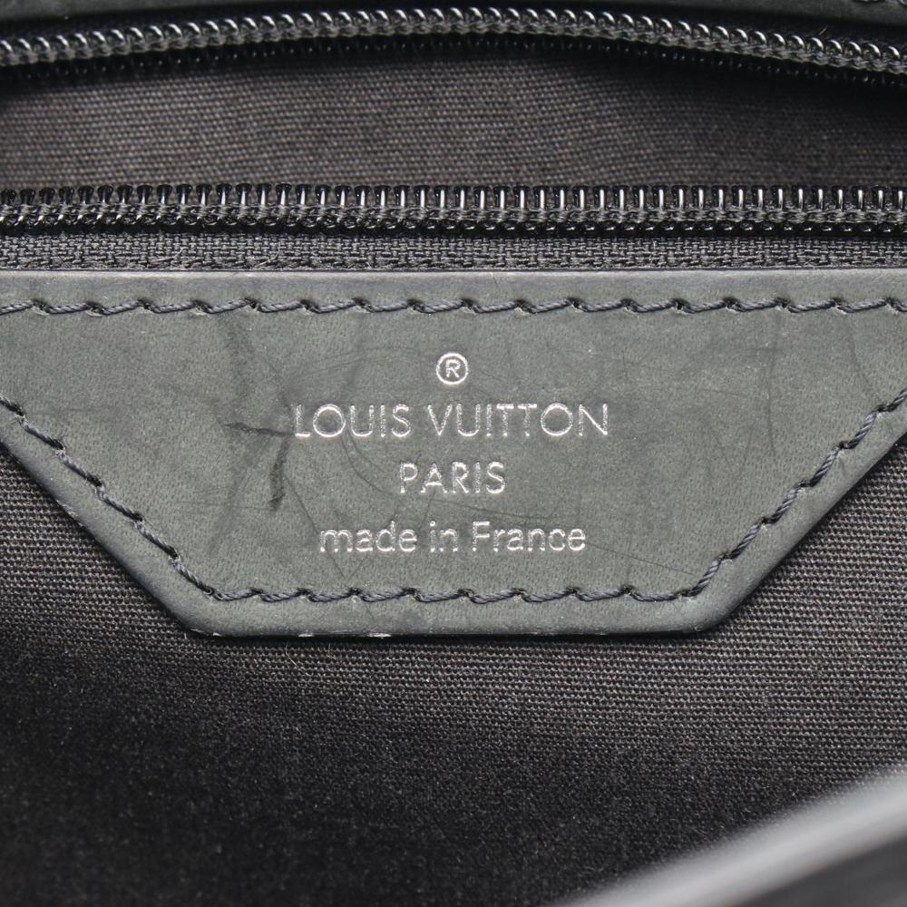 Louis Vuitton B Louis Vuitton Black Epi Leather Leather Epi Sac Plat GM France