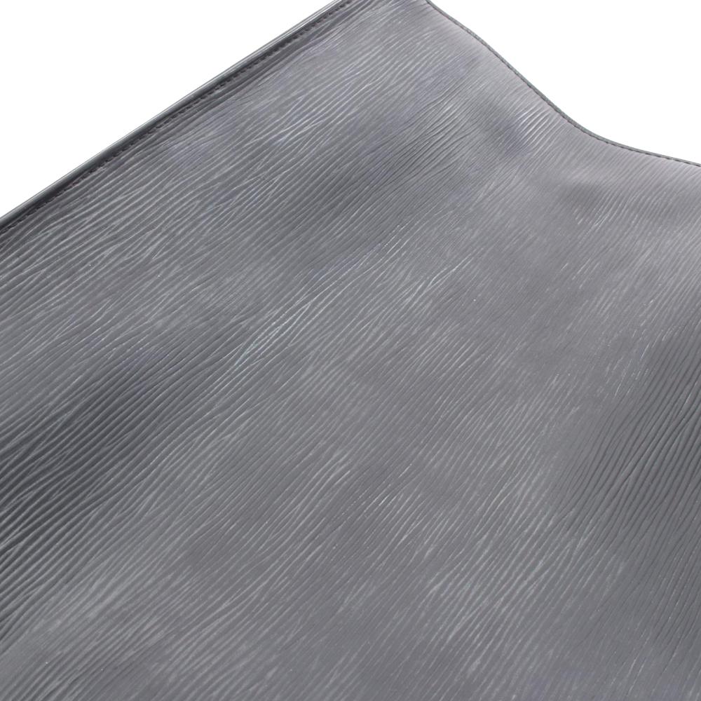 Louis Vuitton B Louis Vuitton Black Epi Leather Leather Epi Sac Plat GM France