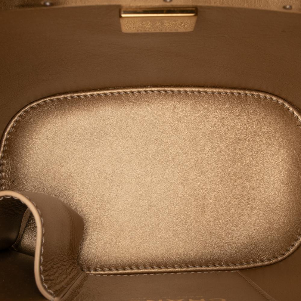 Chanel B Chanel Black Patent Leather Leather Quilted Patent Logo Chain Vanity Case Italy