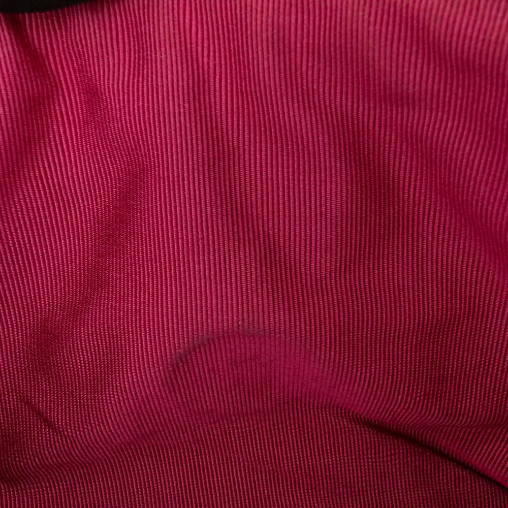 Chanel B Chanel Pink Dark Pink Suede Leather CC Choco Bar Beaded Chain Flap France