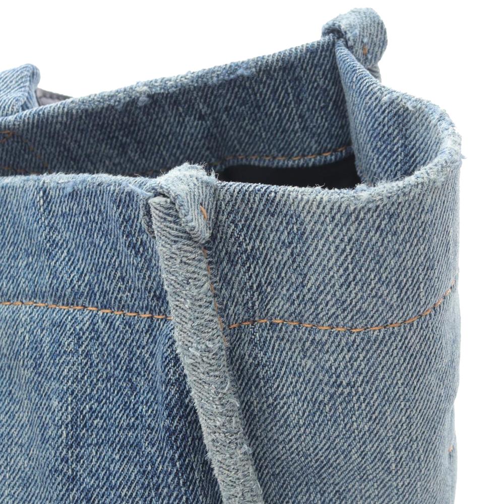 Balenciaga B Balenciaga Blue Denim Denim Fabric Medium Hardware Tote Italy