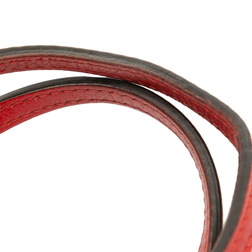 Gucci B Gucci Red Calf Leather Mini Swing Satchel Italy