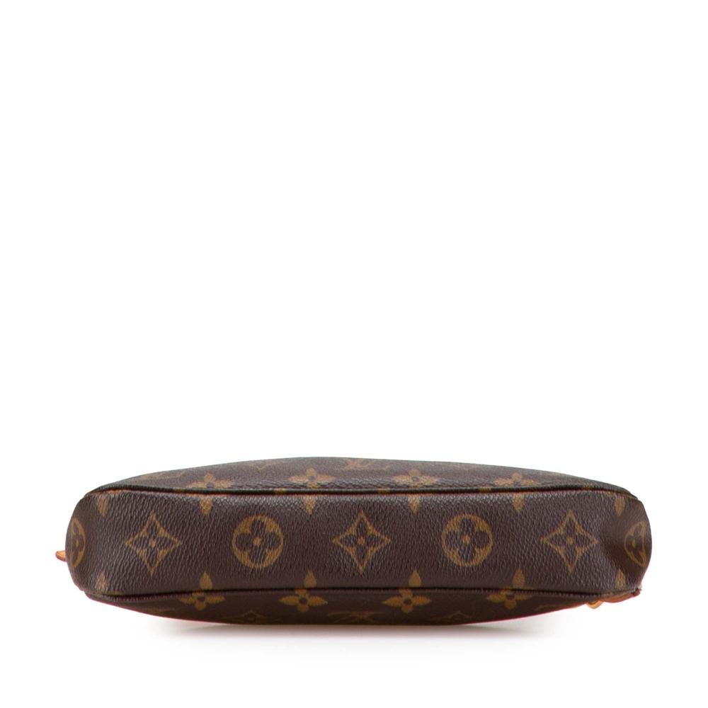 Louis Vuitton B Louis Vuitton Brown Monogram Canvas Fabric Monogram Pochette Accessoires France