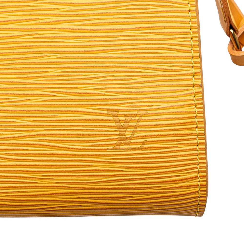 Louis Vuitton AB Louis Vuitton Yellow Epi Leather Leather Epi Pochette Accessoires France