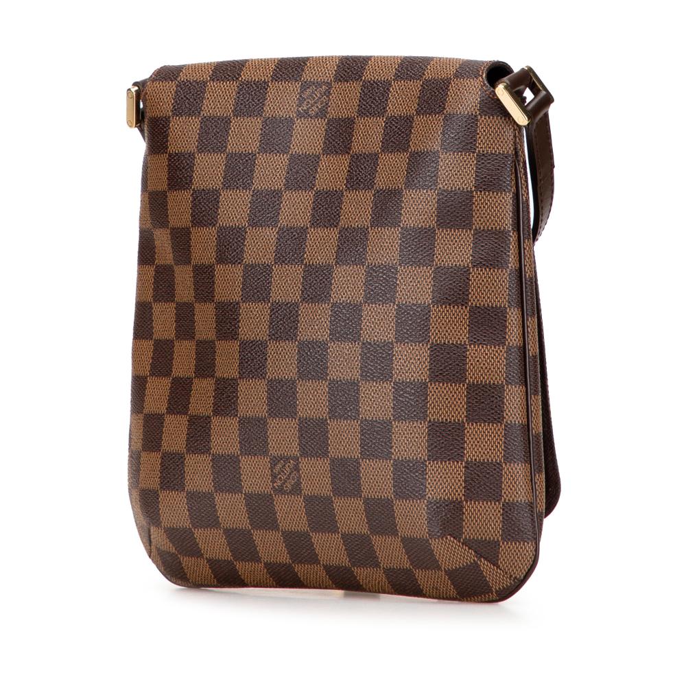 Louis Vuitton B Louis Vuitton Brown Damier Canvas Canvas Damier Ebene Musette Salsa Long Strap Spain