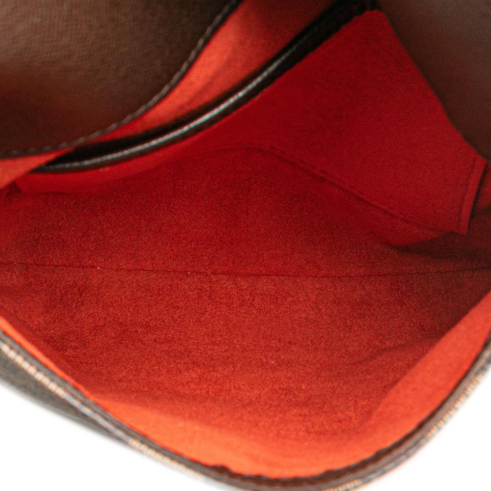 Louis Vuitton B Louis Vuitton Brown Damier Canvas Canvas Damier Ebene Musette Salsa Long Strap Spain