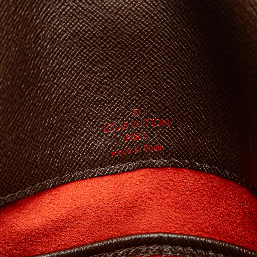 Louis Vuitton B Louis Vuitton Brown Damier Canvas Canvas Damier Ebene Musette Salsa Long Strap Spain