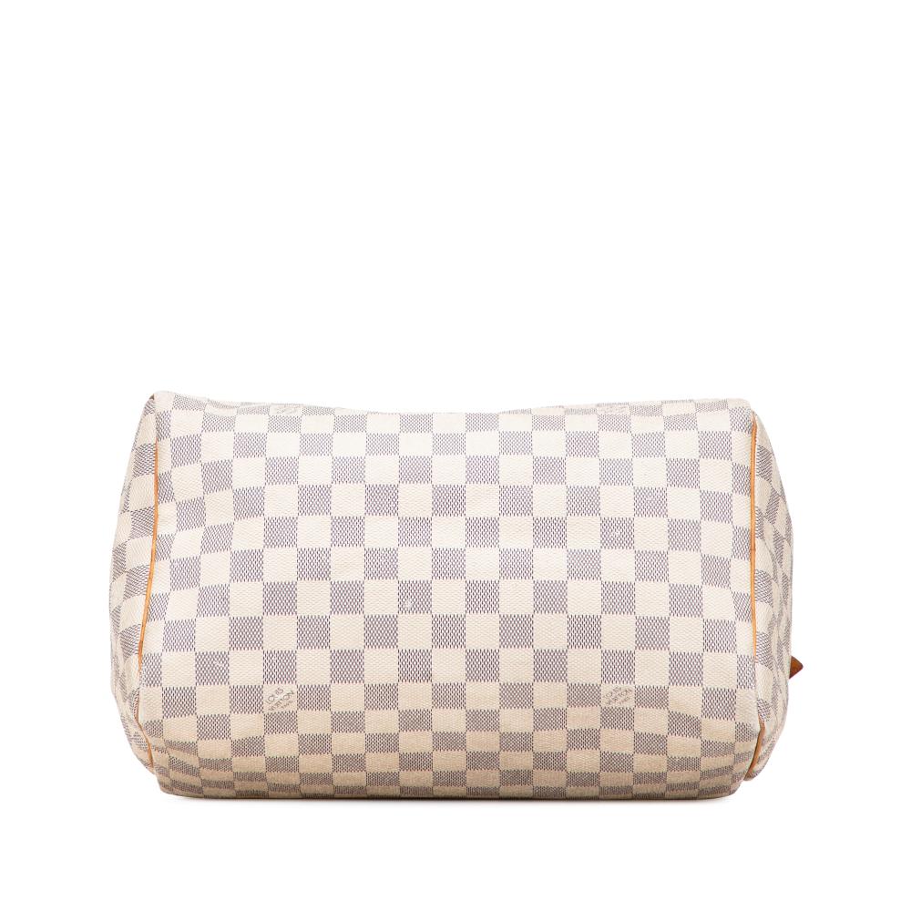 Louis Vuitton B Louis Vuitton White Damier Canvas Canvas Damier Azur Speedy 30 France