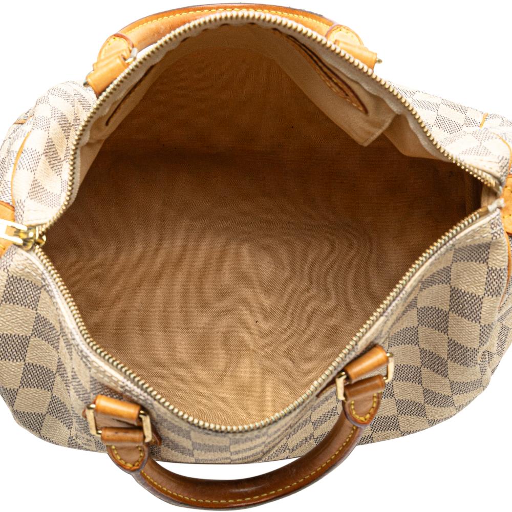 Louis Vuitton B Louis Vuitton White Damier Canvas Canvas Damier Azur Speedy 30 France