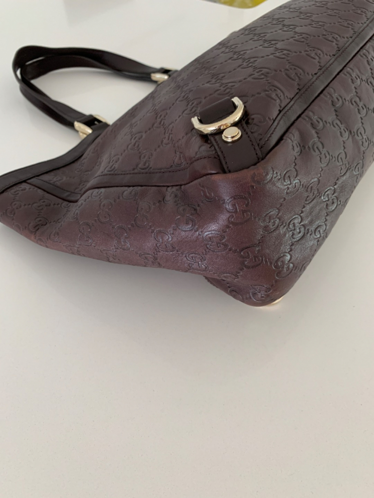 Gucci Einkaufstasche GG aus Leder