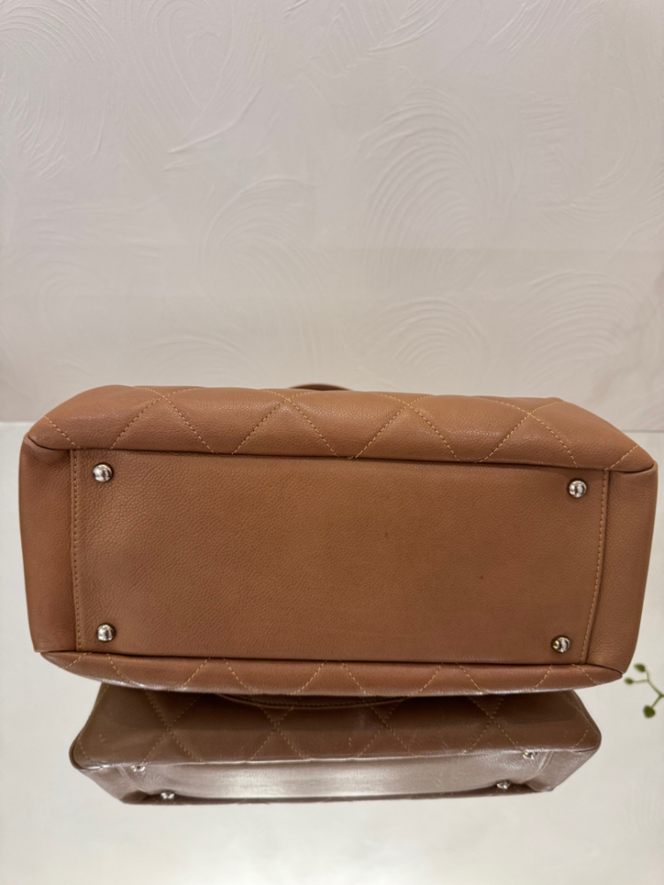 Chanel Timeless CC Soft Zip Tote Quilted Caviar