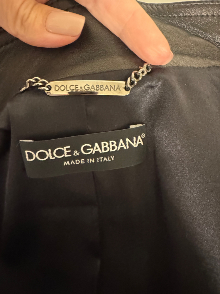 Dolce&Gabbana Lederjacke