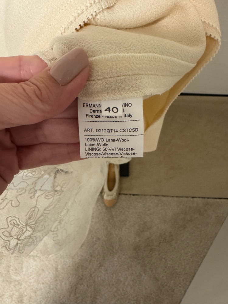 Ermanno Scervino Ivory dress