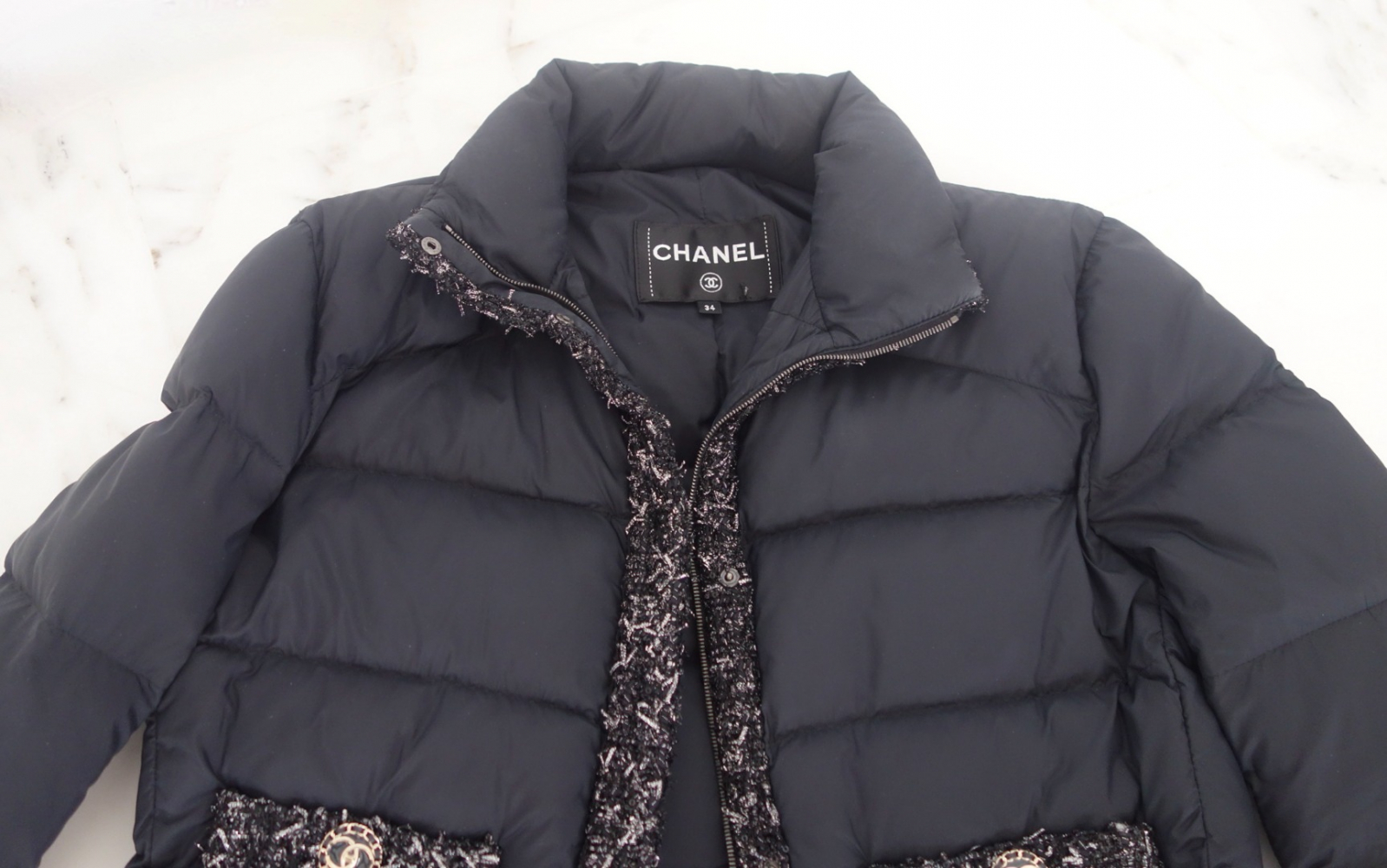 Chanel XS down jacket