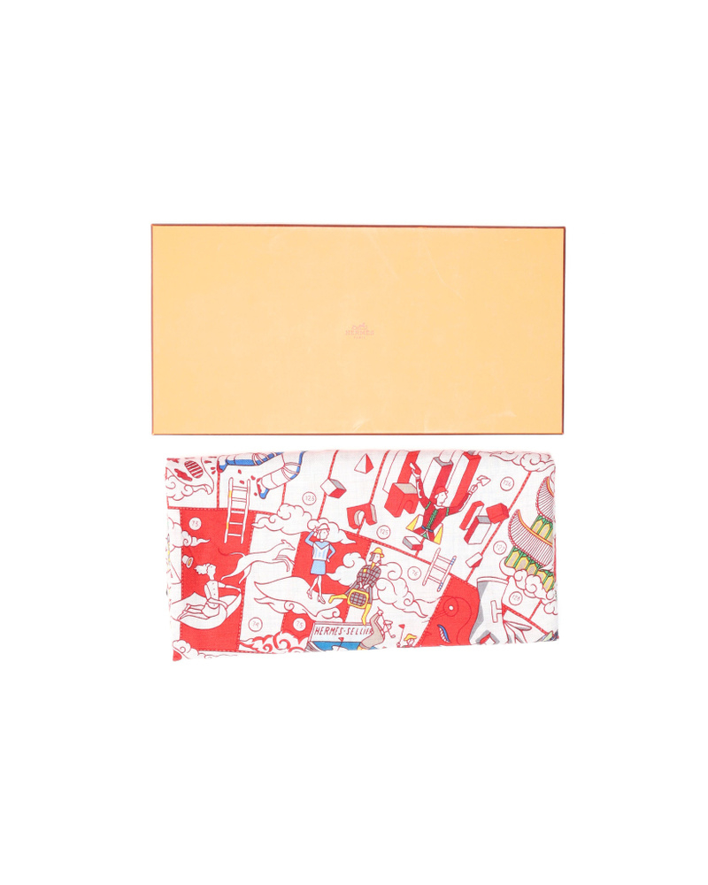 Hermès 140 Cashmere Silk Scarf