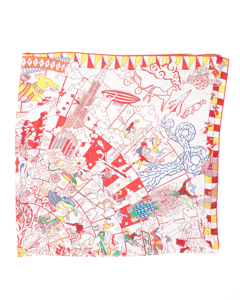 Hermès 140 Cashmere Silk Scarf