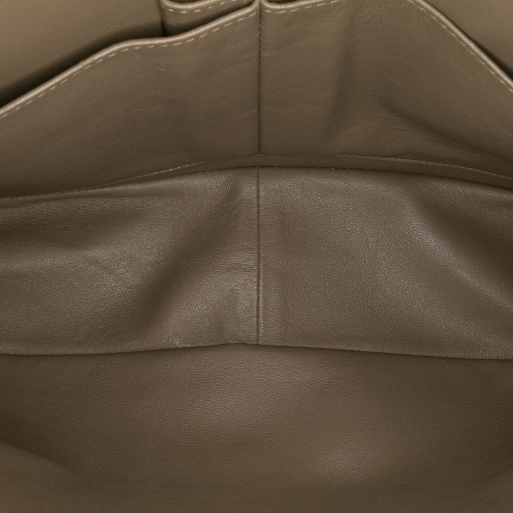 Chanel Classic Double Flap Jumbo Matelassè Caviar Leather Flap Handbag Brown