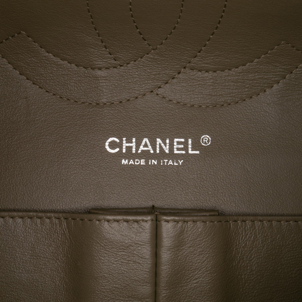 Chanel Classic Double Flap Jumbo Matelassè Caviar Leather Flap Handbag Brown