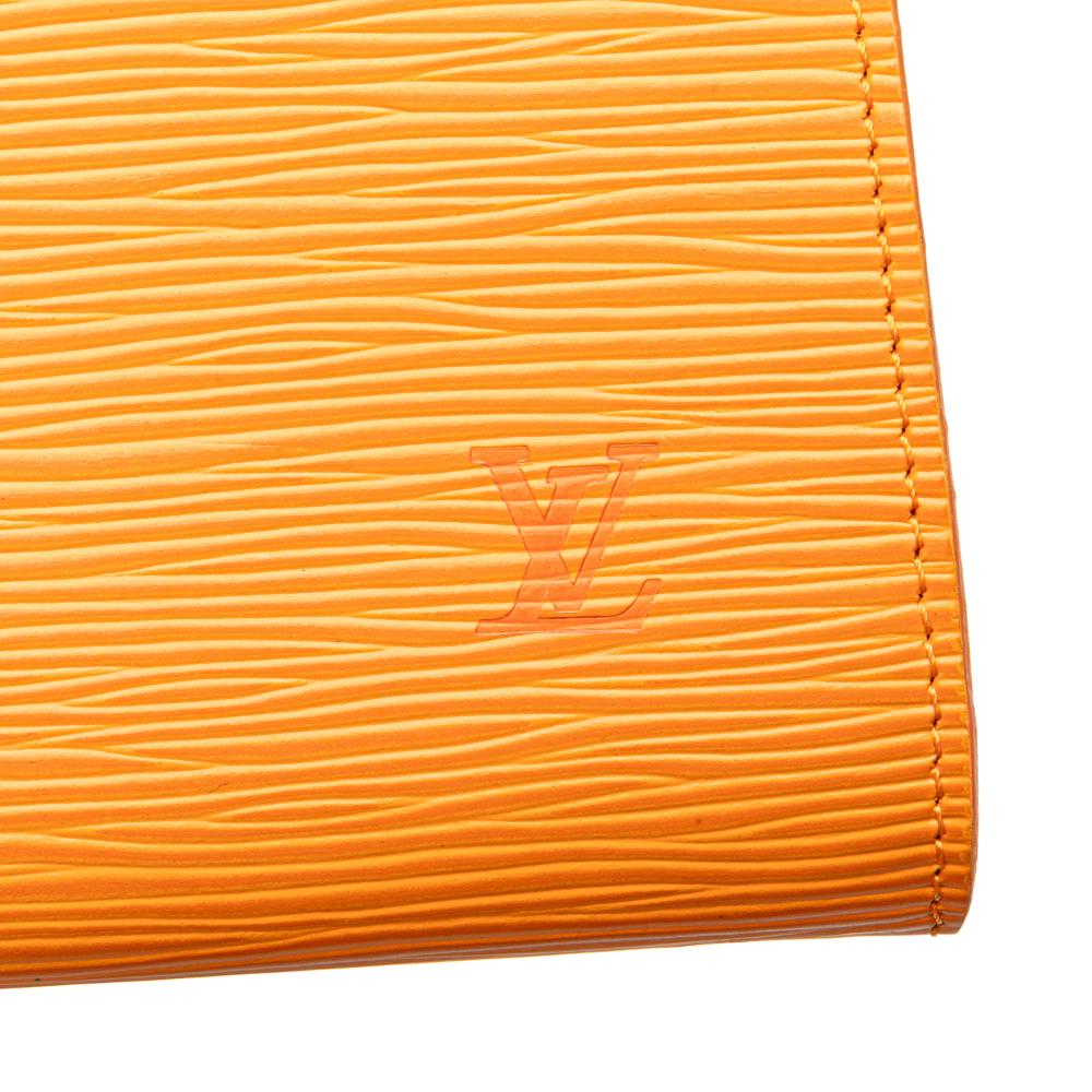 Louis Vuitton B Louis Vuitton Orange Epi Leather Leather Epi Pochette Accessoires France