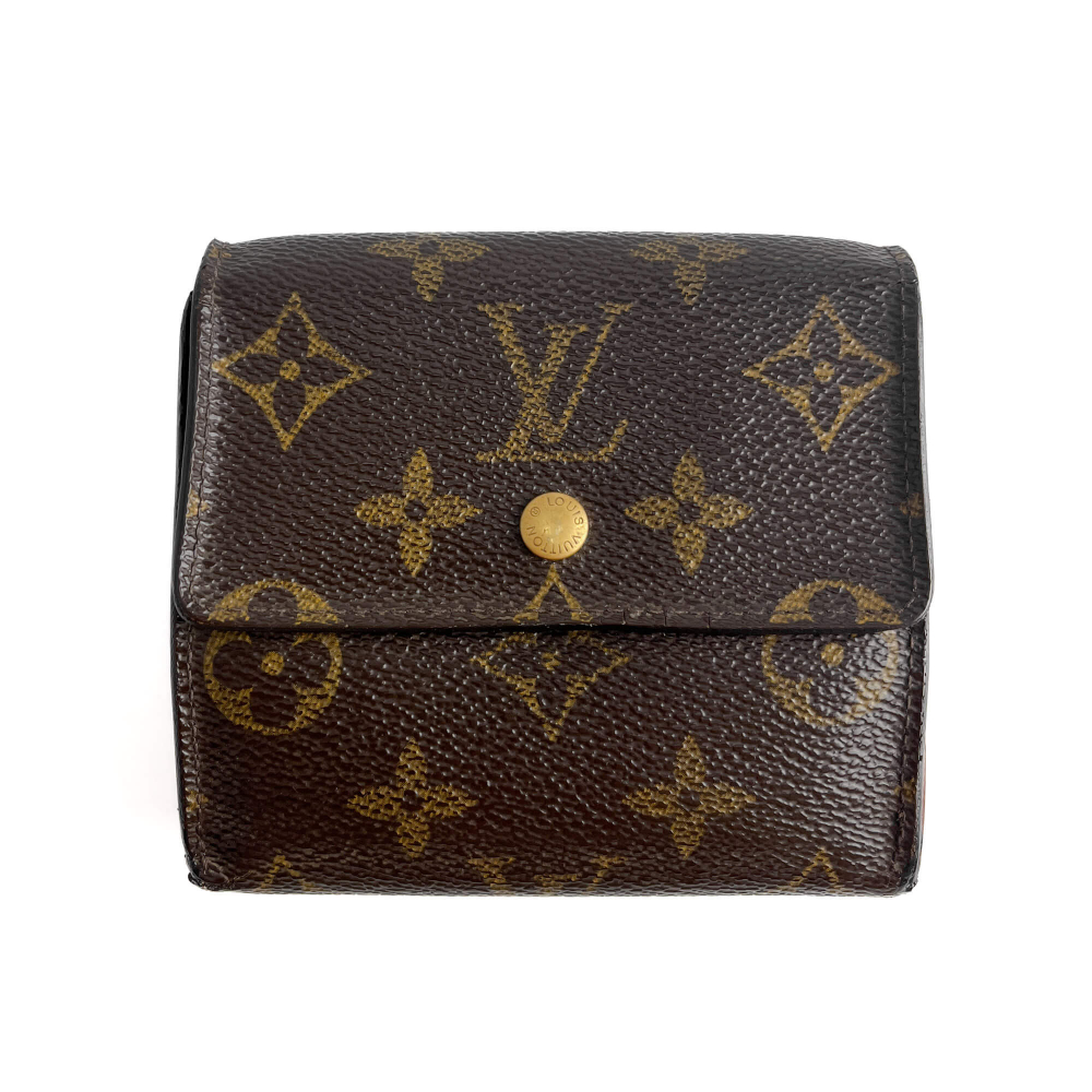 Louis Vuitton Vintage Canvas Folding Wallet Monogram