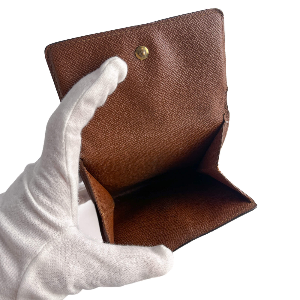 Louis Vuitton Vintage Canvas Folding Wallet Monogram